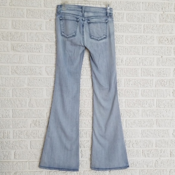 J Brand Light Wash Afterlife Bell Bottom Jeans - Picture 4 of 7